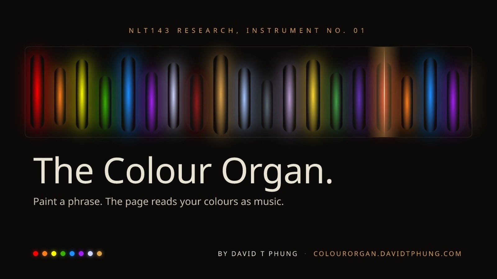Screenshot of The Colour Organ