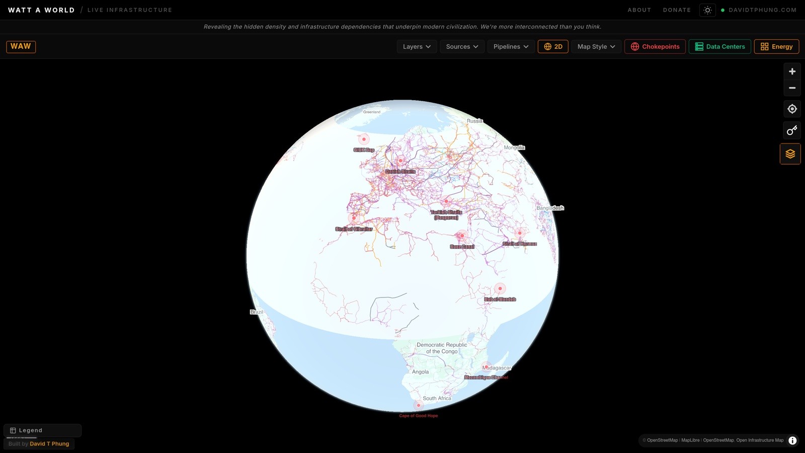 Screenshot of WATT A WORLD